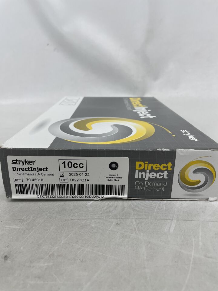 79-45910 - STRYKER - DirectInject On-Demand HA Cement, 10cc, (BX/1) - ( Expiry Date: 2025-01-22 )