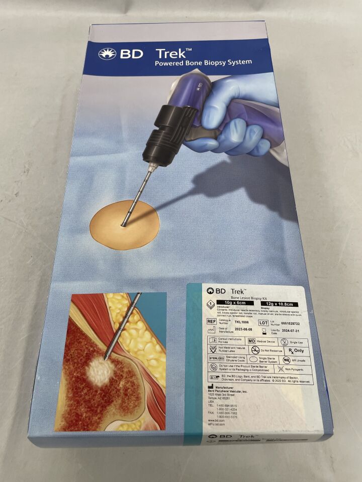 TKL1006 - BARD - BD Trek Bone Lesion Biopsy Kit, 10g x 6cm Introducer, 12g x 10.8 cm Biopsy, (BX/1) - ( Expiry Date: 2024-07-31 )