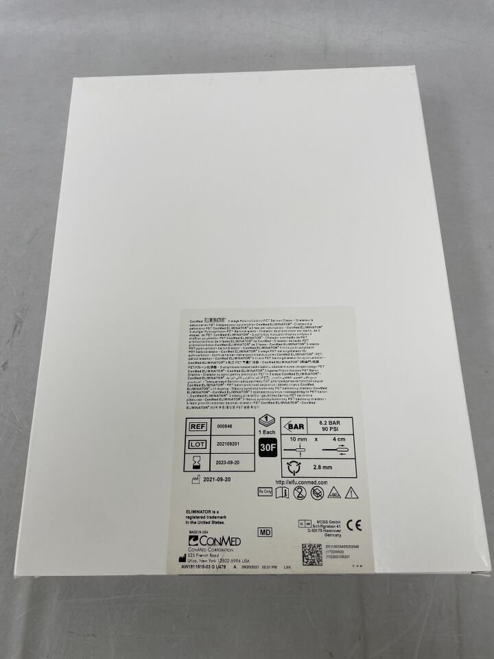 846 - CONMED - 2-Stage Pyloric/Colonic PET Balloon Dilator 10mm/30Fr 6.2 BAR 90 PSI, (BX/1) - ( Expiry Date: 2023-09-20 )
