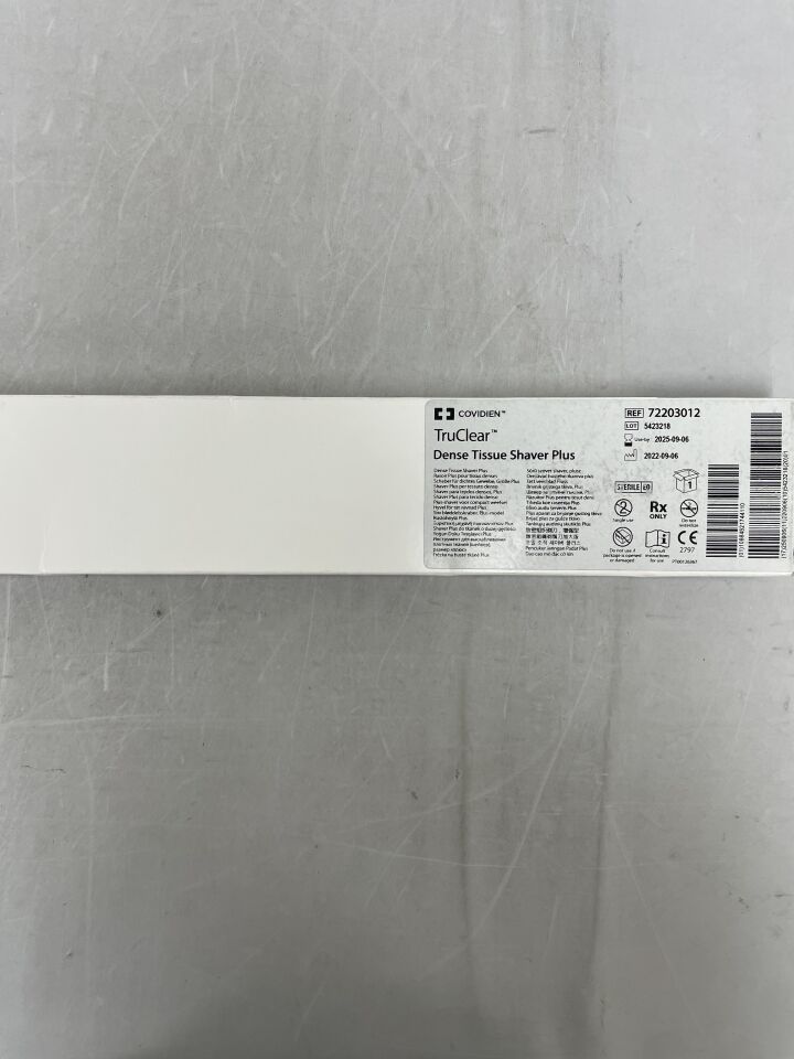 72203012 - COVIDIEN - TruClear 密集組織剃毛器加強版,(BX/1)-(有效期限:2025-09-06)