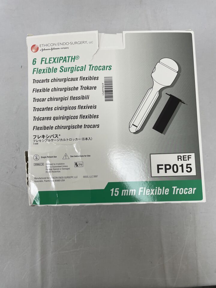 FP015 - ETHICON - Flexipath 柔性胸腔穿刺器,直徑 15 毫米 x 長度 80 毫米,(6 支/盒)-(有效期至:2025-08-31)
