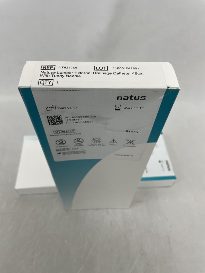 NT821706 - NATUS - 腰椎外引流導管 46cm 附 Tuohy 針 - ,(BX/1)-(有效期:2025-11-17)
