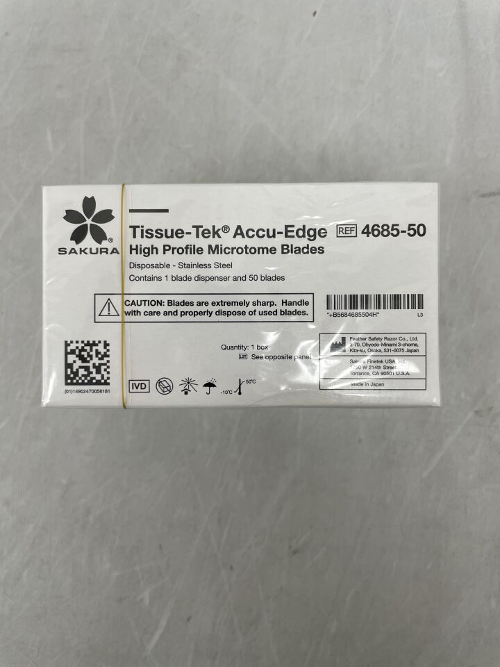 4685 - SAKURA - Accu-Edge 微型切片刀片,(BX/50)-(有效期至:2099-12-31)