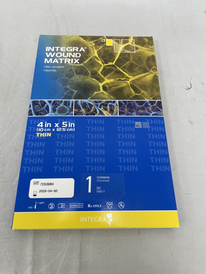 54051T - INTEGRA - Wound Matrix, Thin 10cm x 12.5cm, (BX/1) - ( Expiry Date: 2025-04-30 )