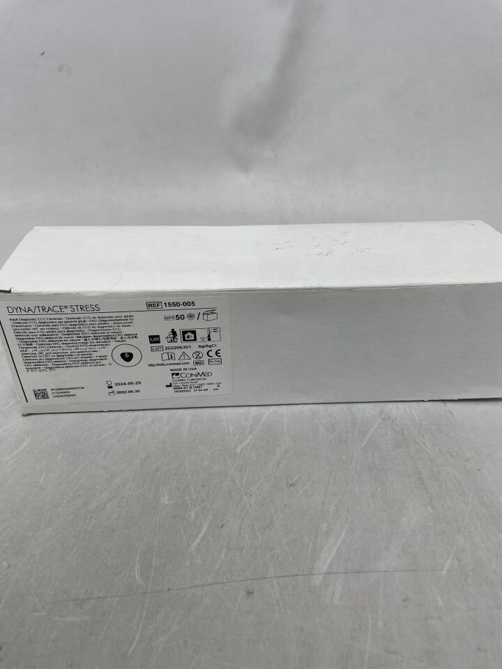 1550-005 - CONMED - DYNA/TRACE Stress Adult ECG Electrode, (BX/50) - ( Expiry Date: 2023-10-29 )
