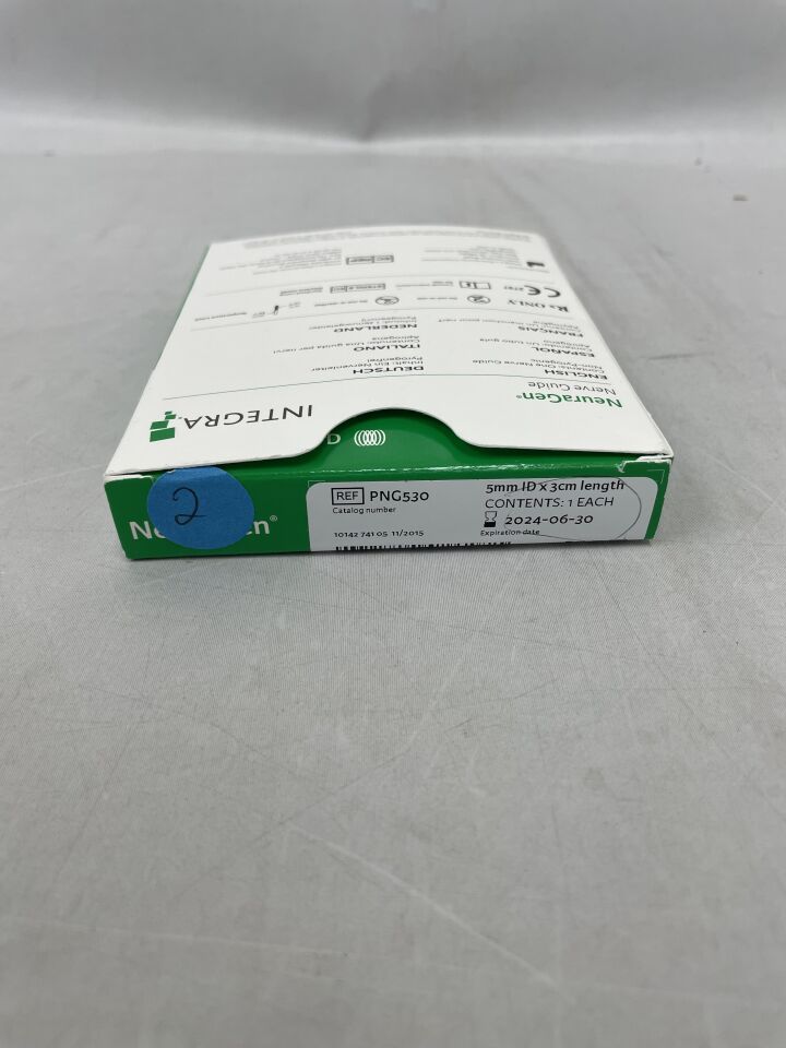 PNG530 - INTEGRA - NeuraGen Nerve Guide 5mm x 3cm, (BX/1) - ( Expiry Date: 2025-02-28 )