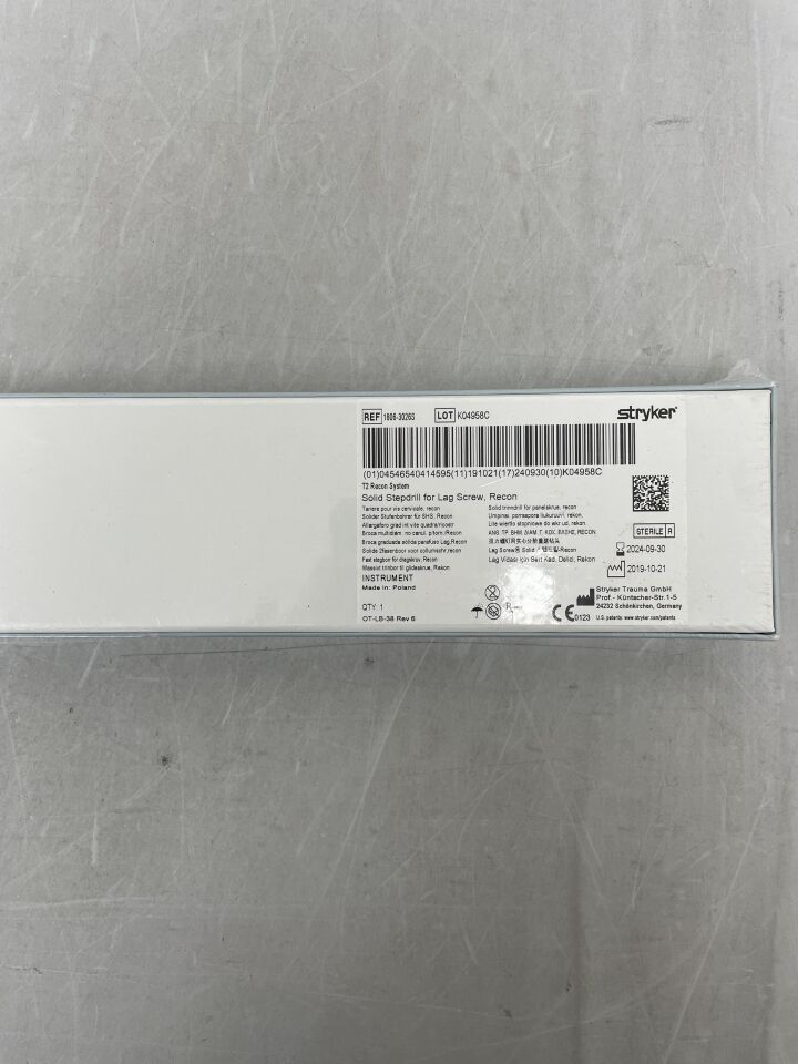 1806-3026S - STRYKER - StepDrill For Lag Screw, Recon, (BX/1) - ( Expiry Date: 2024-09-30 )