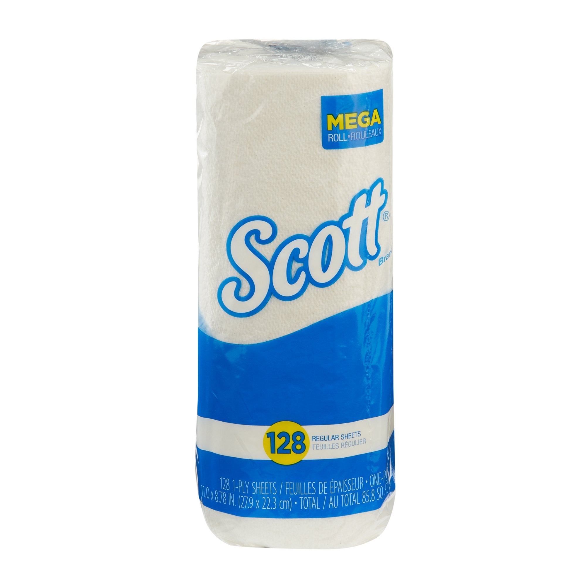 532823 - Scott - Scott Paper Kitchen Paper Towel, 8.8 X 11", 128 Perforated Roll, Roll of 1, (RL)