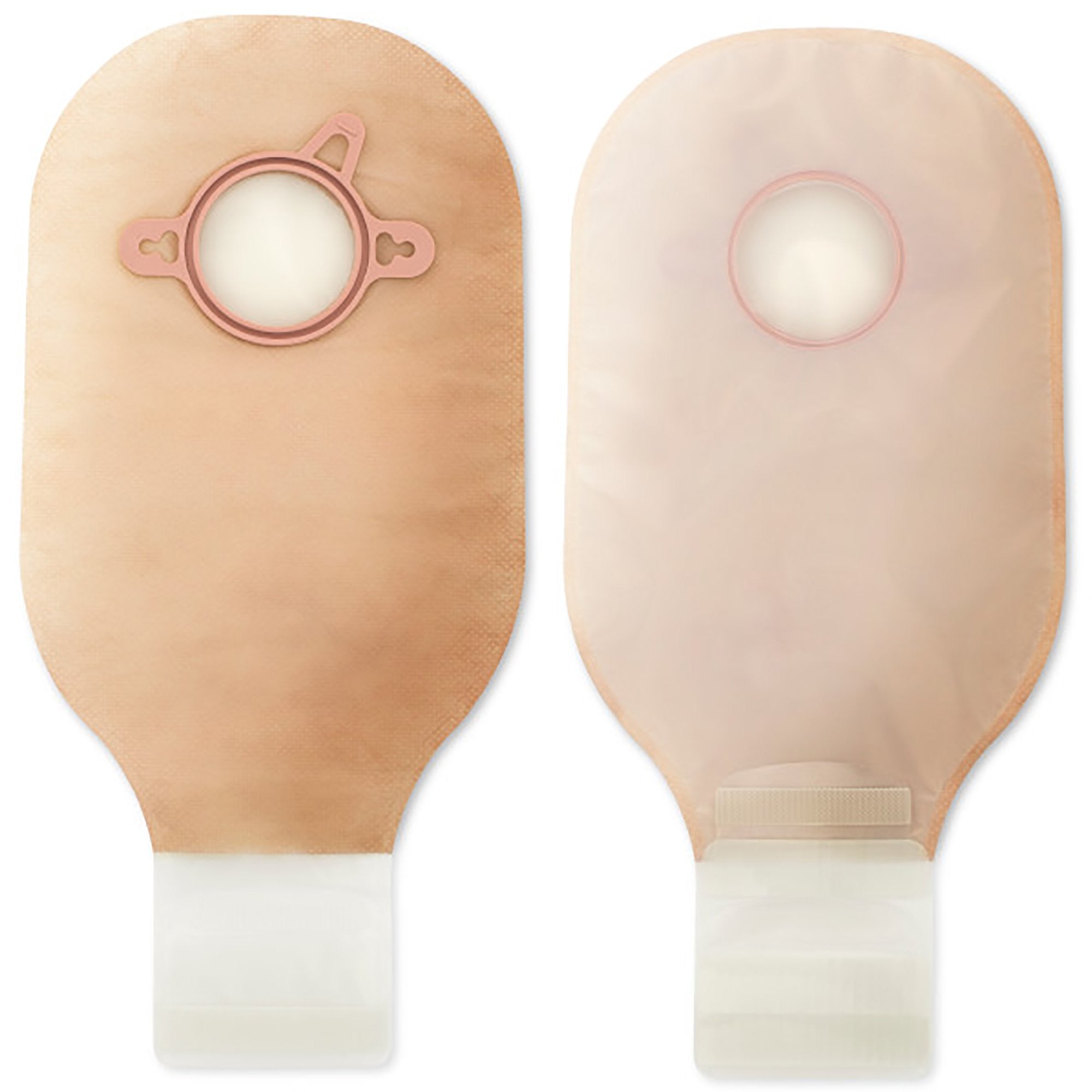 532934 - New Image - New Image Two-Piece System Ostomy Pouch, 12" L, 2.75" Flange, Drainable, Ultra Clear, Box of 10, (BX)