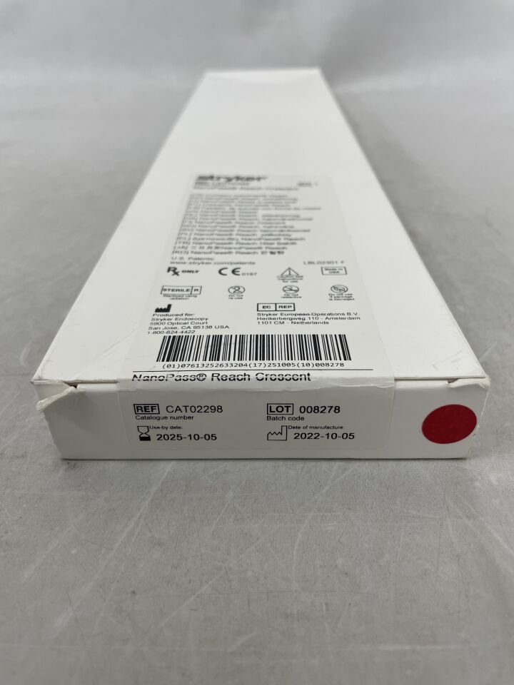 CAT02298 - STRYKER - NanoPass Crescent Suture Manager Reach , ( BX/1 ) - ( Expiry Date : 2025-10-05 )