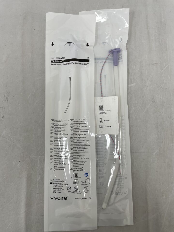 7000AAO - VYAIRE - Electrodo espinal fetal para signos vitales para corometrics (EA) - (Fecha de vencimiento: 12/09/2026)
