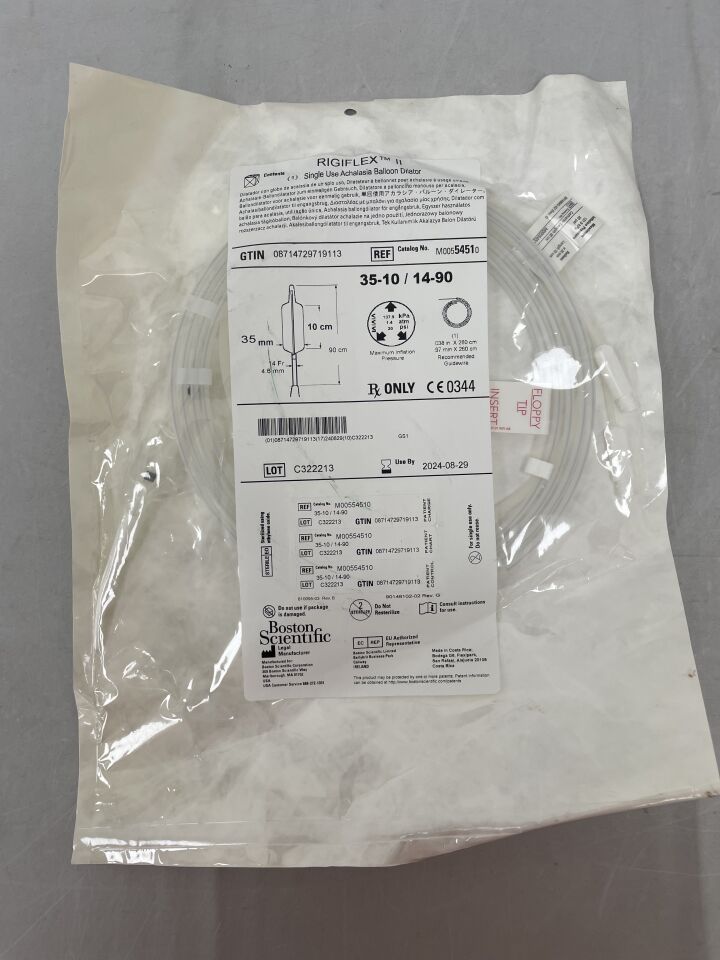5451 - BOSTON SCIENTIFIC - RIGIFLEX II Single Use Achalasia Balloon Dilator - 35mm x 10cm x 90cm, () - ( Expiry Date: 2024-08-29 )