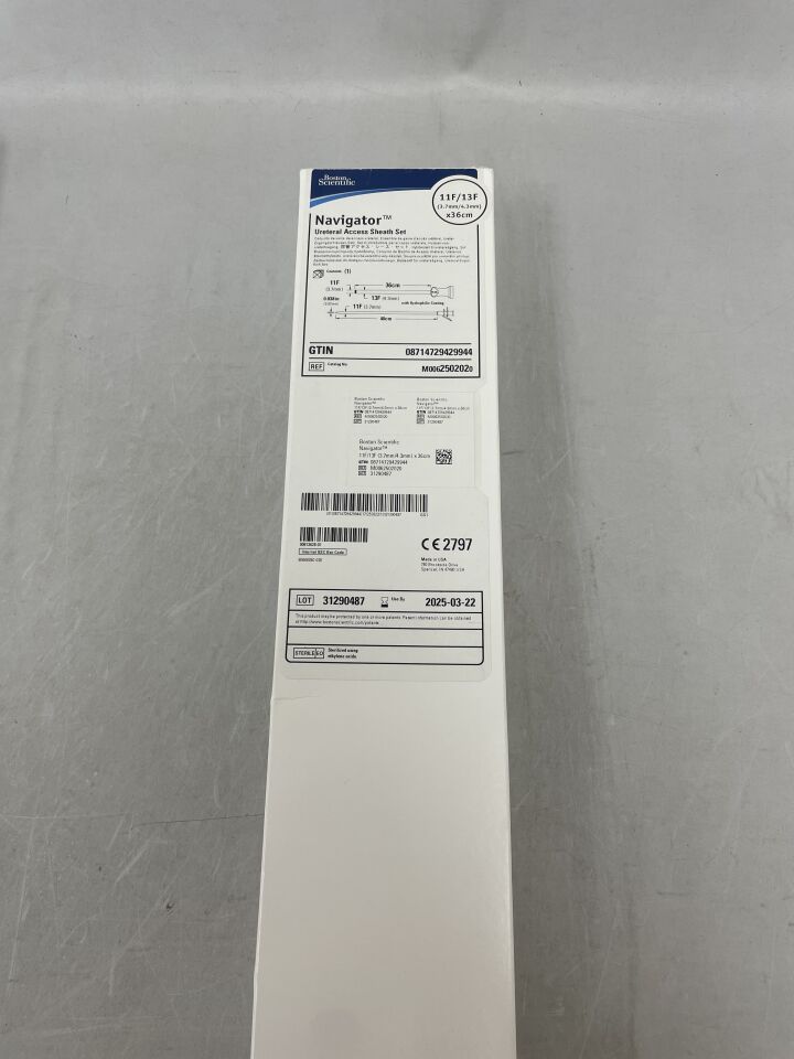 250202 - BOSTON SCIENTIFIC - Navigator Ureteral Access Sheath Set - 11Fr/13Fr x 36cm, (BX/1) - ( Expiry Date: 2025-03-22 )
