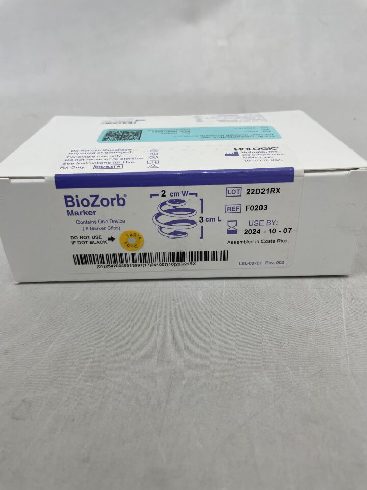 F0203 - HOLOGIC - Biozorb Marker, 2cm x 3cm, (BX/1) - ( Expiry Date: 2025-04-06 )