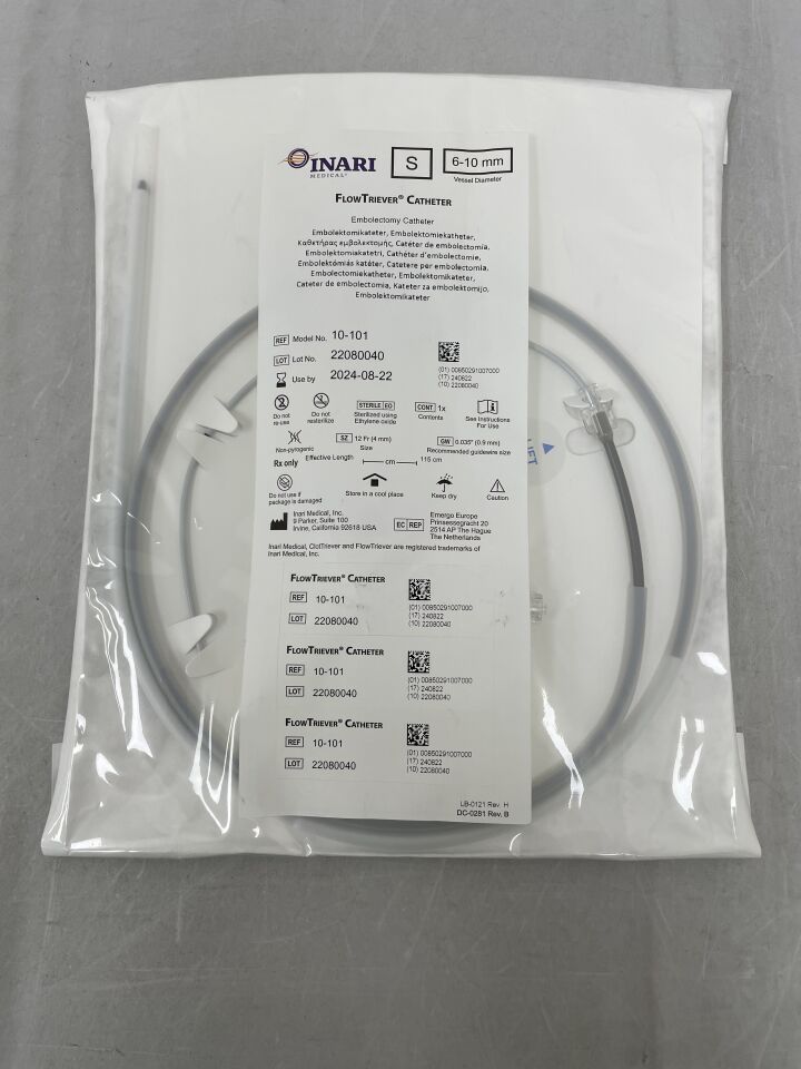 10-101 - INARI MEDICAL - FlowTriever Embolectomy Catheter, 6-10mm, 12DFr, (EA) - ( Expiry Date: 2024-08-22 )