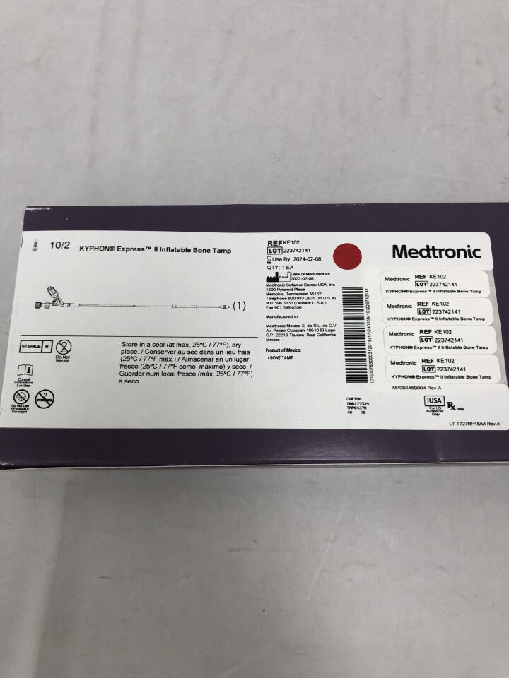 KE102 - MEDTRONIC - Kyphon Express II 10/2 Inflatable Bone Tamp, (BX/1) - ( Expiry Date: 2024-12-15 )