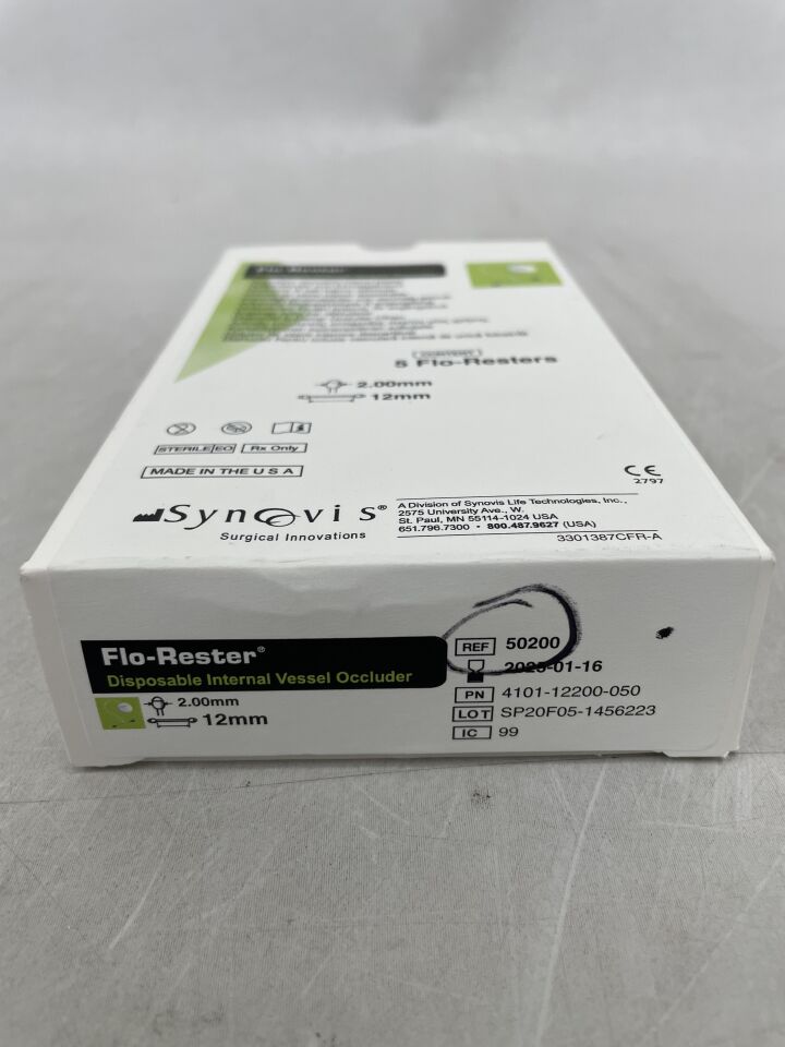 50200 - SYNOVIS - Disposable Internal Vessel Occluder, 12mm, (BX/5) - ( Expiry Date: 2025-01-16 )