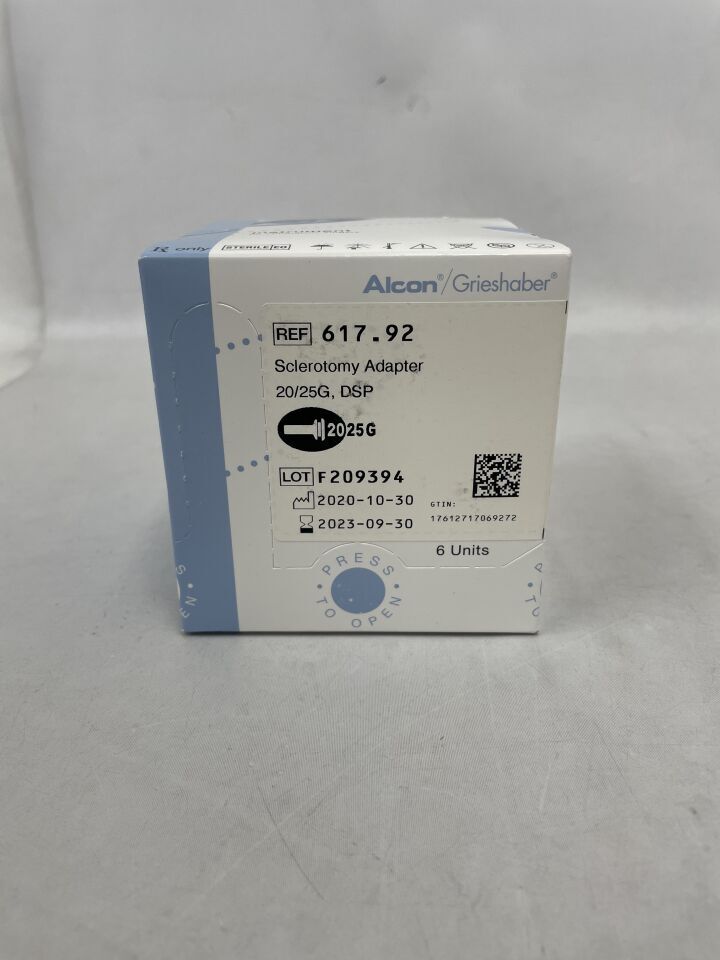 617.92 - ALCON - Sclerotomy Adaptor, 20/25G Gauge, (BX/6) - ( Expiry Date: 2023-09-30 )