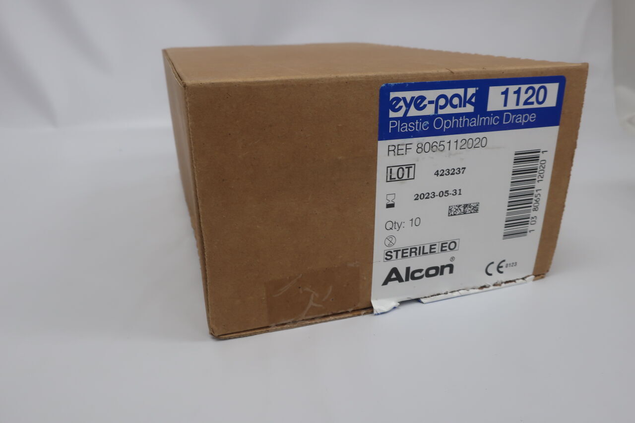 8065112020 - ALCON - Eye-Pak Eye Pak* 1120 Plastic Ophthalmic Drape INCISE, (BX/10) - ( Expiry Date: 2023-05-31 )