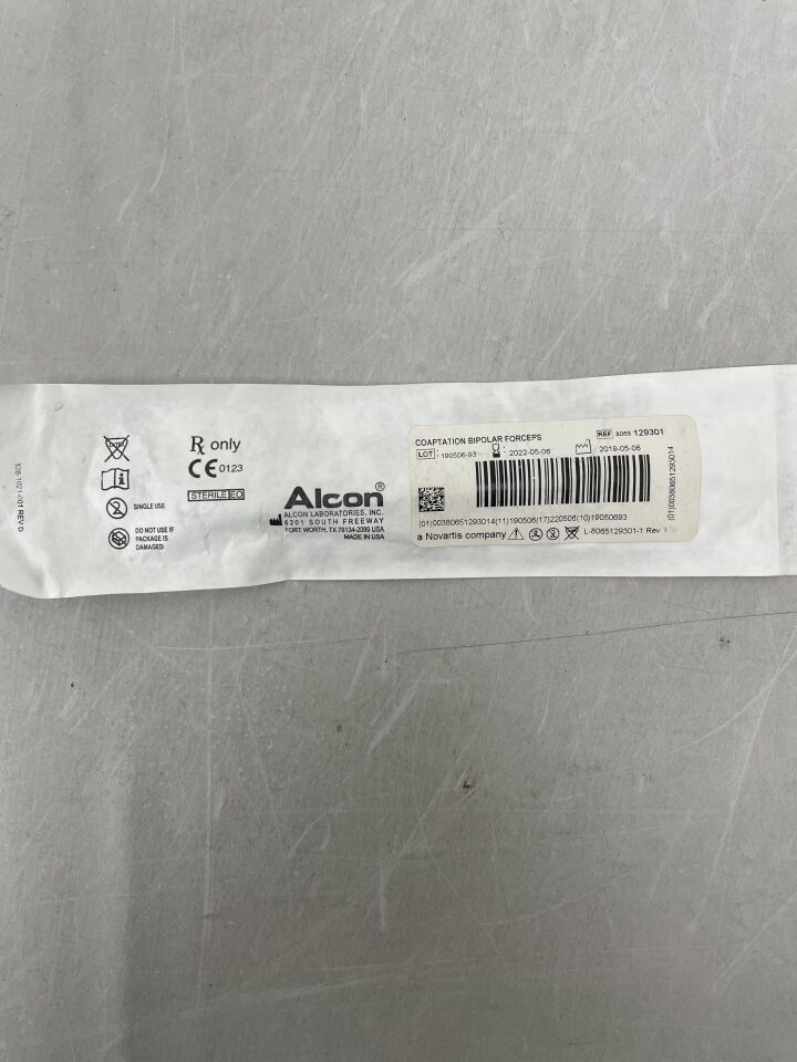 8065129301 - ALCON - Coaptation Bipolar Forceps, (EA) - ( Expiry Date: 2022-05-06 )