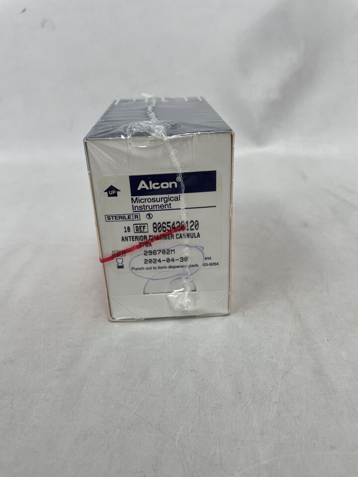 8065420120 - ALCON - Microsurgical Instrument, Anterior Chamber Cannula, 27G, (BX/10) - ( Expiry Date: 2024-04-30 )