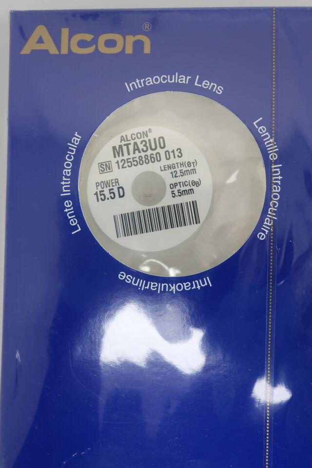 MTA3U0.155 - ALCON - Multiflex III Intraocular Lens, 15.5D, (BX/1) - ( Expiry Date: 2022-07-31 )