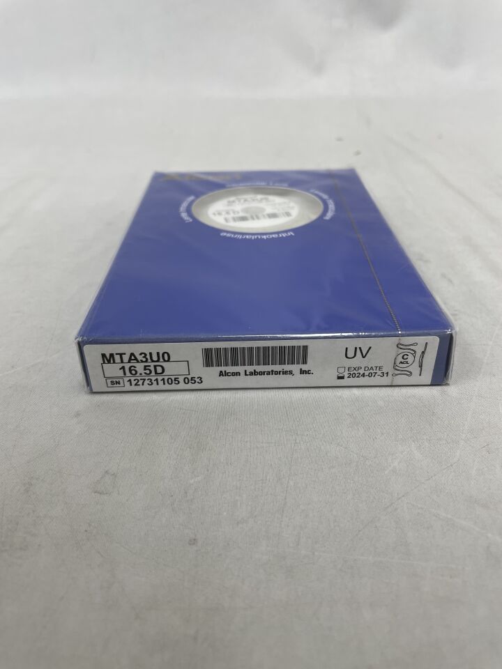 MTA3U0.165 - ALCON - Multiflex III Intraocular Lens, 16.5D, (BX/1) - ( Expiry Date: 2024-07-31 )