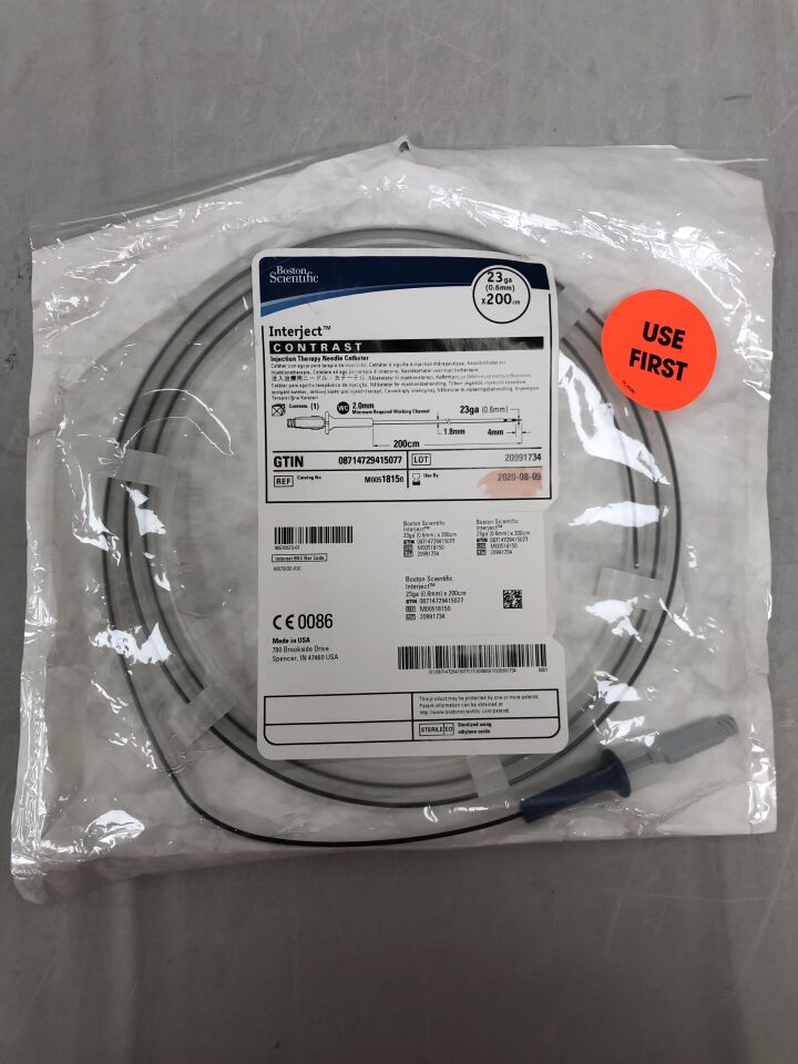 1815 - BOSTON SCIENTIFIC - Interject Contrast Injection Therapy Needle Catheter, (EA) - ( Expiry Date: 2020-08-09 )