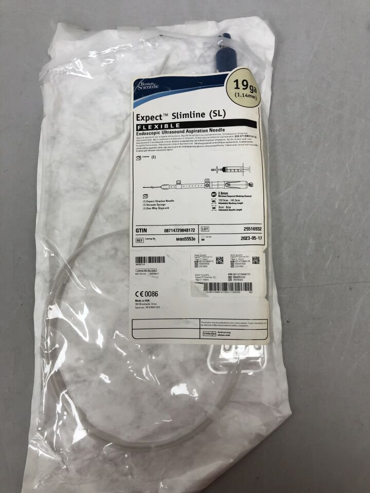 5553 - BOSTON SCIENTIFIC - Expect Slimline (SL) Flexible Endoscopic Ultrasound Aspiration Needle - 19ga, (EA) - ( Expiry Date: 2023-05-17 )