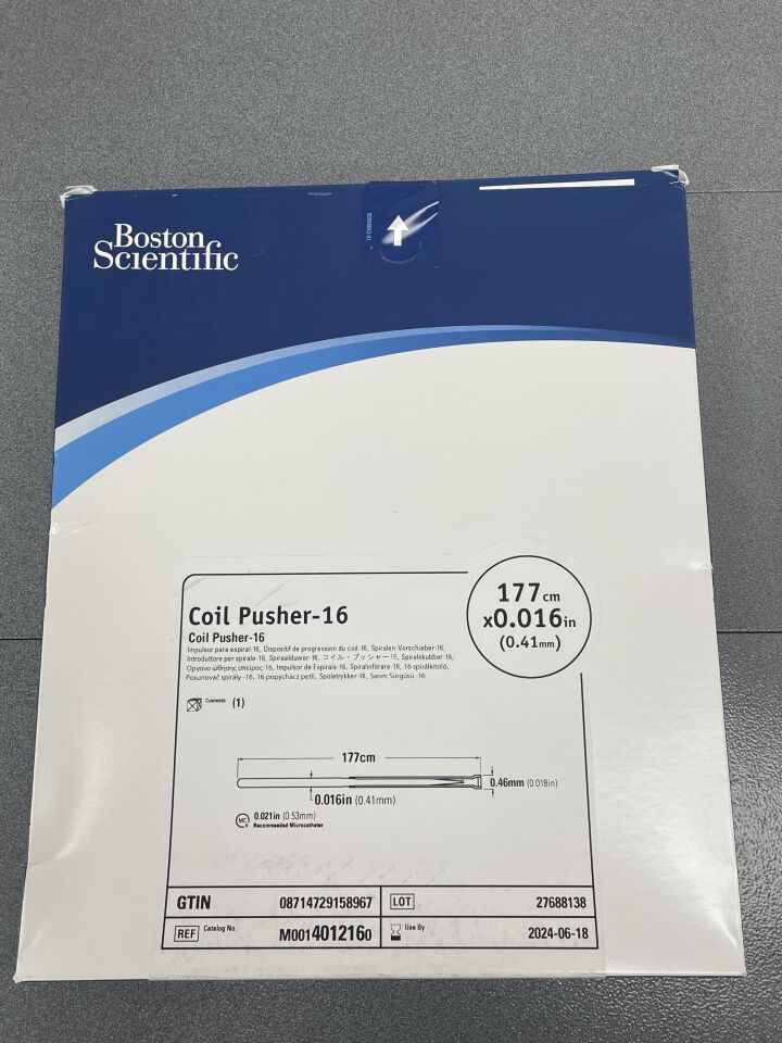 401216 - BOSTON SCIENTIFIC - Coil Pusher-16, 177cm x .016in , (BX/) - ( Expiry Date: 2024-06-18 )