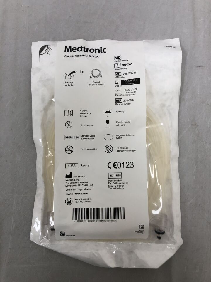 203CXC - MEDTRONIC - Coaxial Umbilical Cable, (EA) - ( Expiry Date: 2025-03-24 )