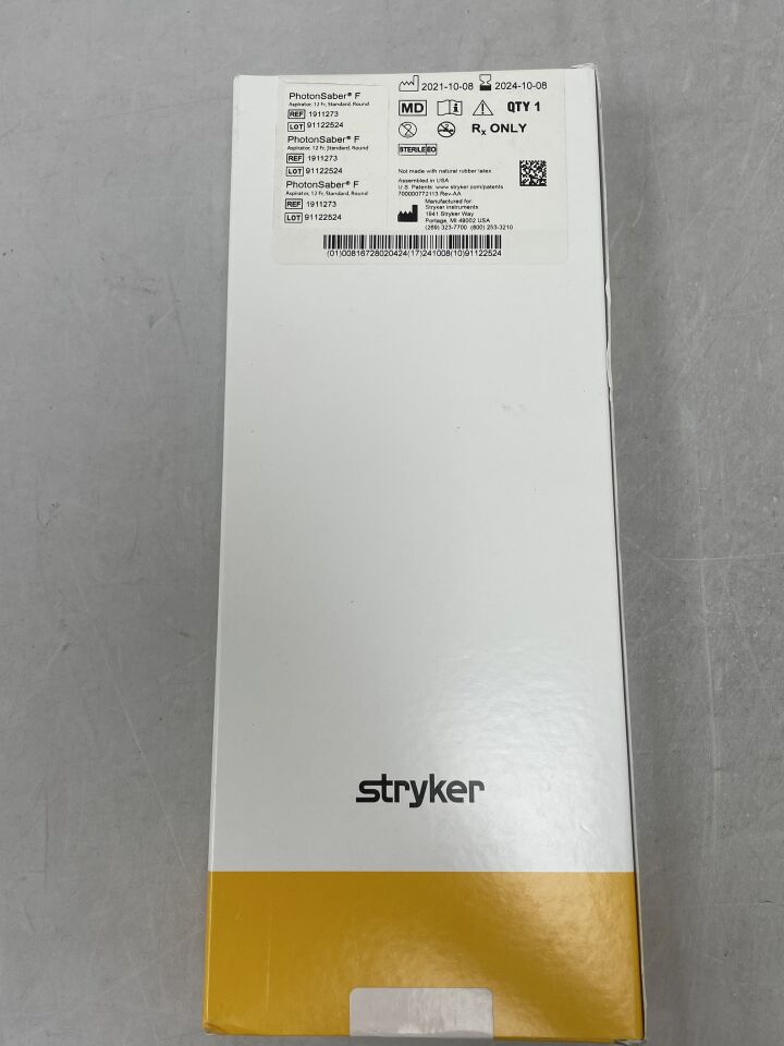 1911273 - STRYKER - PhotonSaber F, Aspirator, 12F, Standard, Round, (BX/1) - ( Expiry Date: 2024-10-08 )
