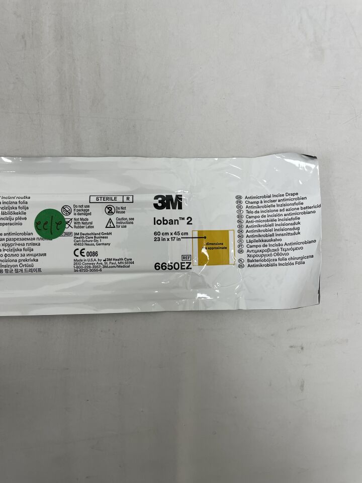 6650EZ - 3M - 3M Ioban 2 Antimicrobial Incise Drape 60cm x 45cm, () - ( Expiry Date: )
