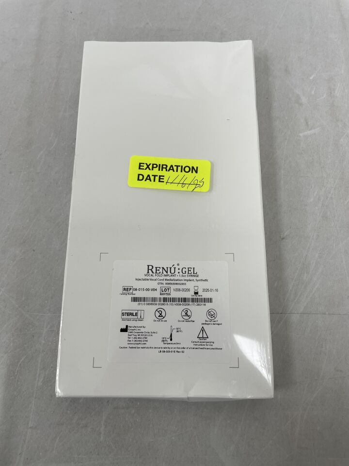 08-015-00-V04 - CYTOPHIL - Injectable Vocal Fold Medlalization Implant 1.5cc, () - ( Expiry Date: )