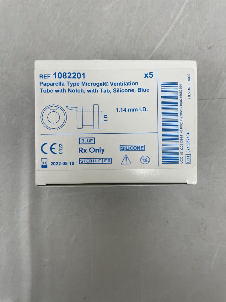 1082201 - MEDTRONIC - Paparella Type Microgel Ventilation Tube 1.14mm, () - ( Expiry Date: )