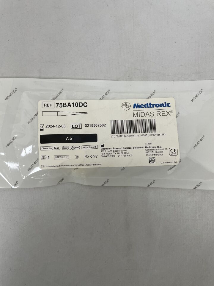 75BA10DC - MEDTRONIC - Midas Rex Legend, Ball Diamond Coarse 7.5cm, 1mm, () - ( Expiry Date: )