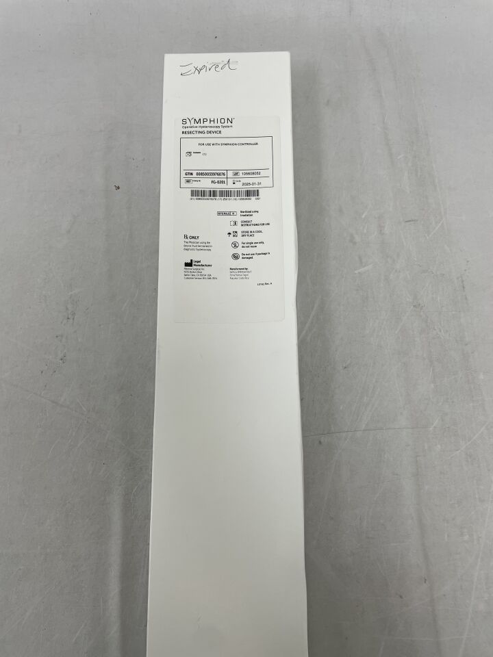 FG-0201 - MINERVA SURGICAL - Symphion Tissue Removal System Resecting Device - 3.6mm, () - ( Expiry Date: )