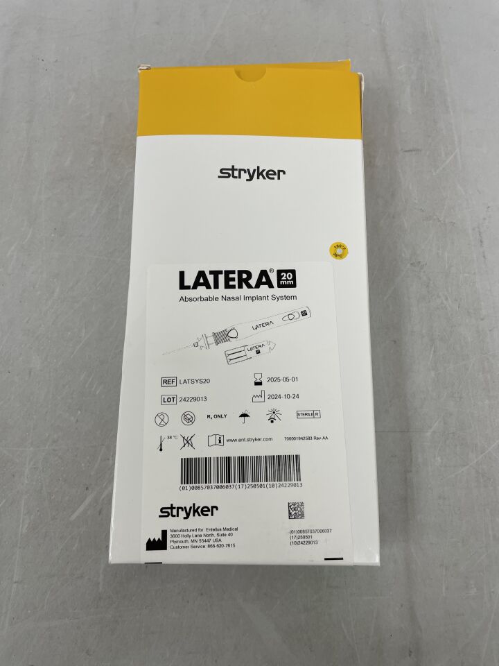 LATSYS20 - STRYKER - Latera Absorbable Nasal Implant System, 20mm, () - ( Expiry Date: )