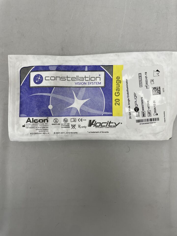 8065750975 - ALCON - Constellation 20G Sapphire Wide Angle Endoilluminator, RFID, () - ( Expiry Date: )