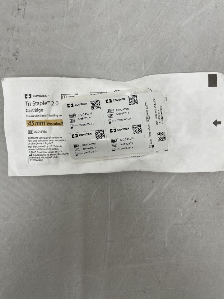 SIGC45VM - COVIDIEN - Signia Tri-Staple 2.0 Cartridge 45mm Vascular/Medium, () - ( Expiry Date: )