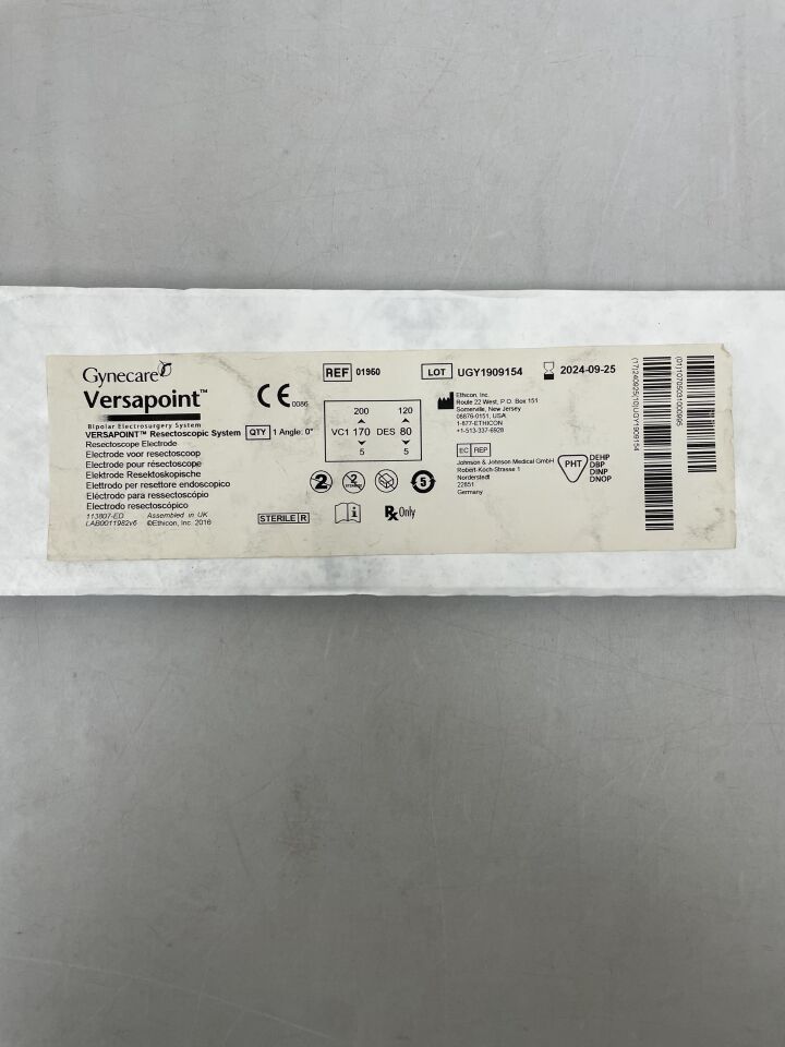 01950 - ETHICON - Gynecare Versapoint Resectoscope Electrode, () - ( Expiry Date: )