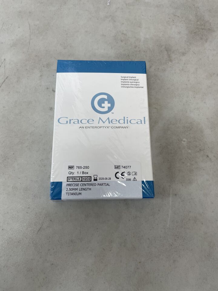 765-250 - GRACE MEDICAL - precise centered partial 2.50mm, () - ( Expiry Date: )