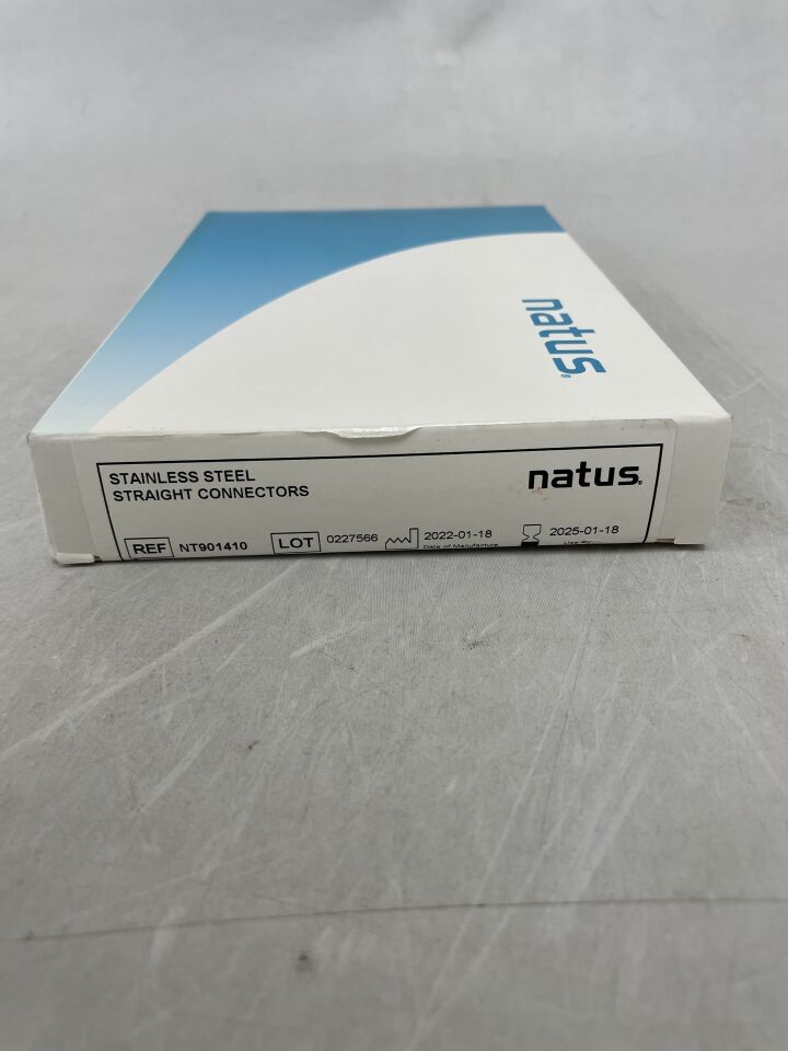 NT901410 - NATUS - Stainless Steel Straight Connector, () - ( Expiry Date: )