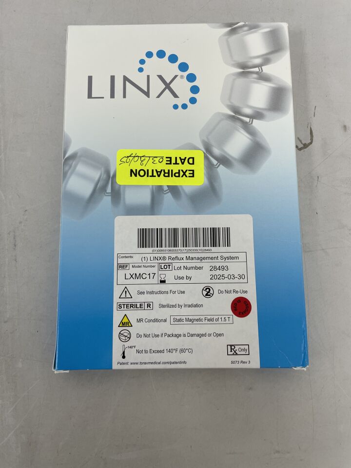 LXMC17 - TORAX MEDICAL - LINX Reflux Management Device, Titanium, 17 Beads, () - ( Expiry Date: )