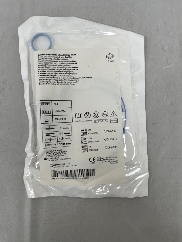 130 - CONMED - disposable microbiology brush, 1mm x 11mm -, () - ( Expiry Date: )