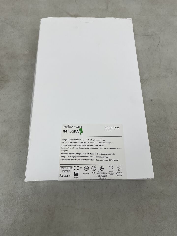 INS8700 - INTEGRA - External CSF Drainage System Replacement Bags, () - ( Expiry Date: )