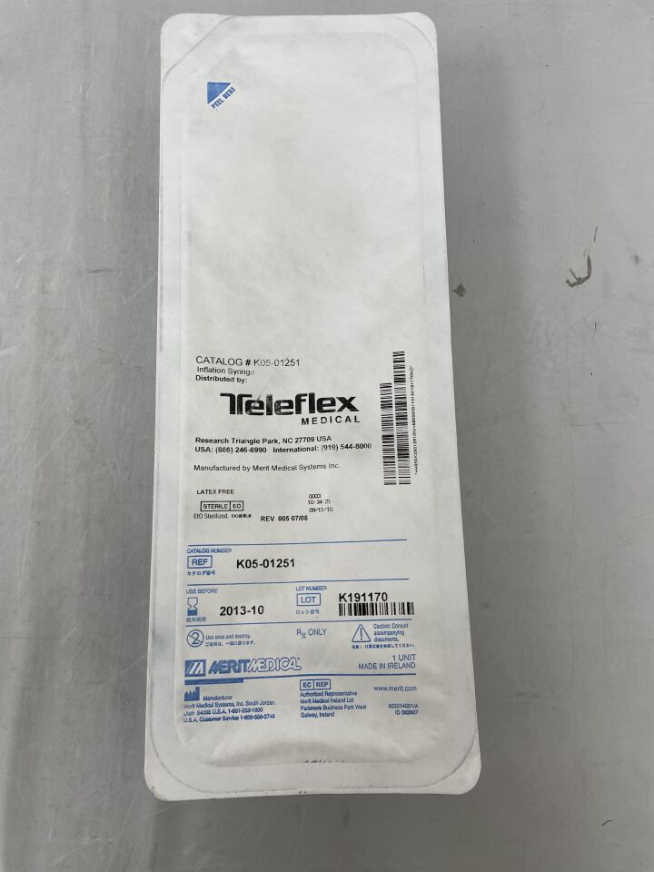 K05-01251 - MERIT MEDICAL - Inflation Syringe, () - ( Expiry Date: )