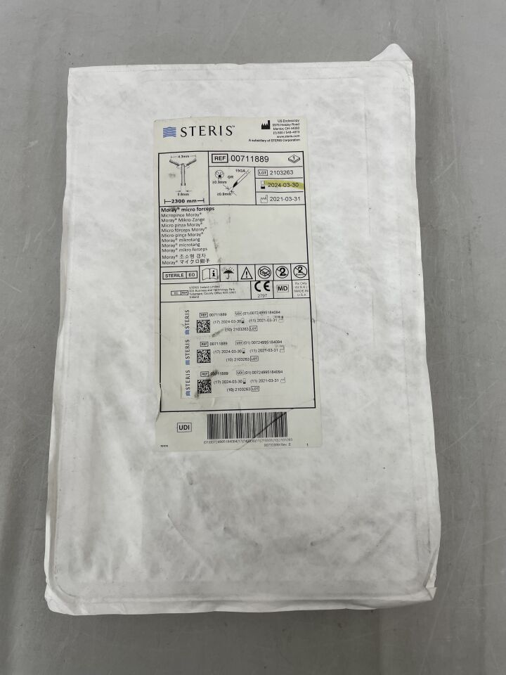 00711889 - STERIS - Moray Micro Forceps, 4.3mm x 230cm, () - ( Expiry Date: 2025-04-18 )