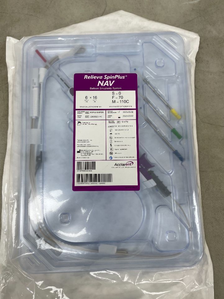 RSP0616MFSN - ACCLARENT - Relieva SpinPlus Balloon Sinuplasty System NAV - 6 x 16mm, ()