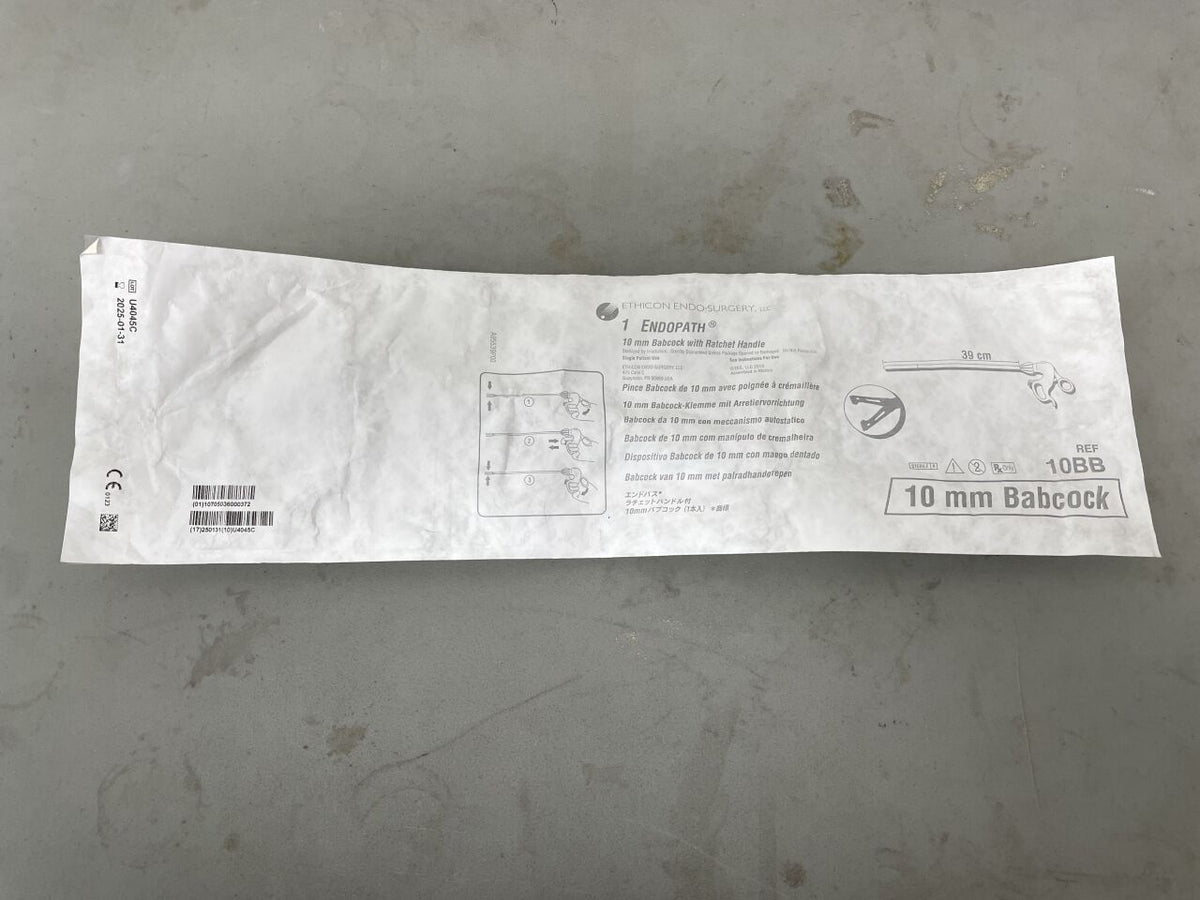 10BB - ETHICON - Endopath Endoscopic Grasper Babcock, 10 mm dia. Shaft, ()